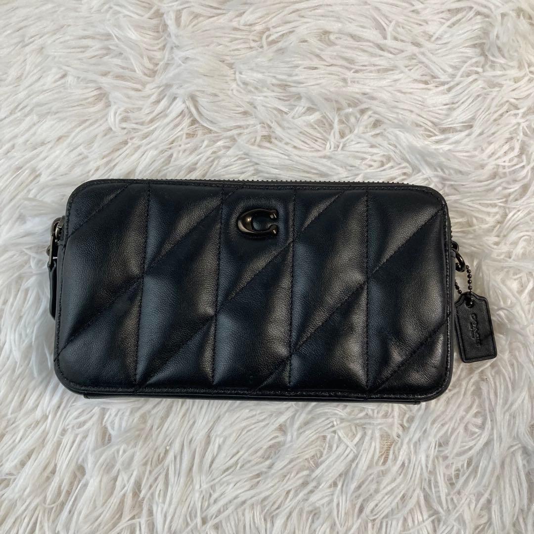 極美品　現行　コーチ　ショルダーバッグ　キラ クロスボディ・ピロー キルティング