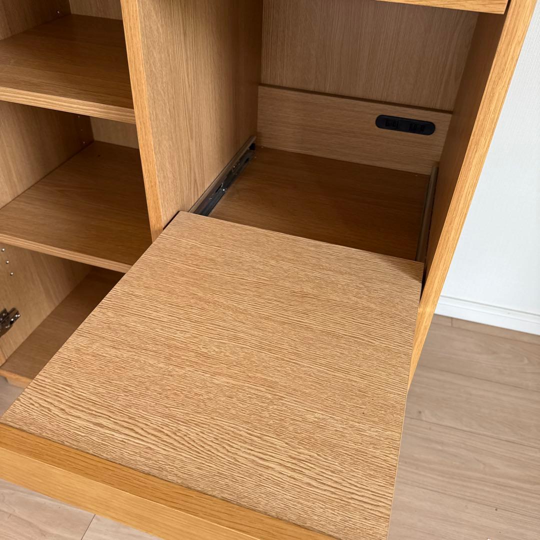 unico SOLK キッチンカウンター 食品棚 キャビネット