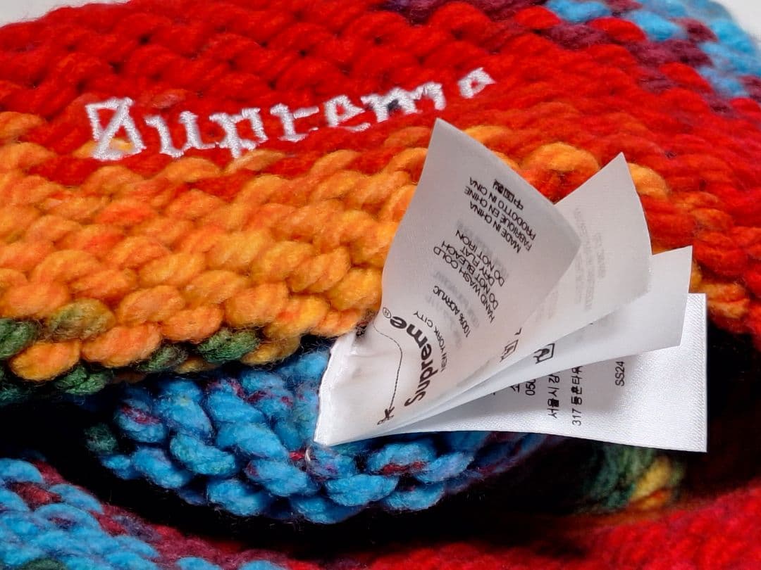 【新品】Supreme　Gradient　Spacedye　Beanie　マルチ