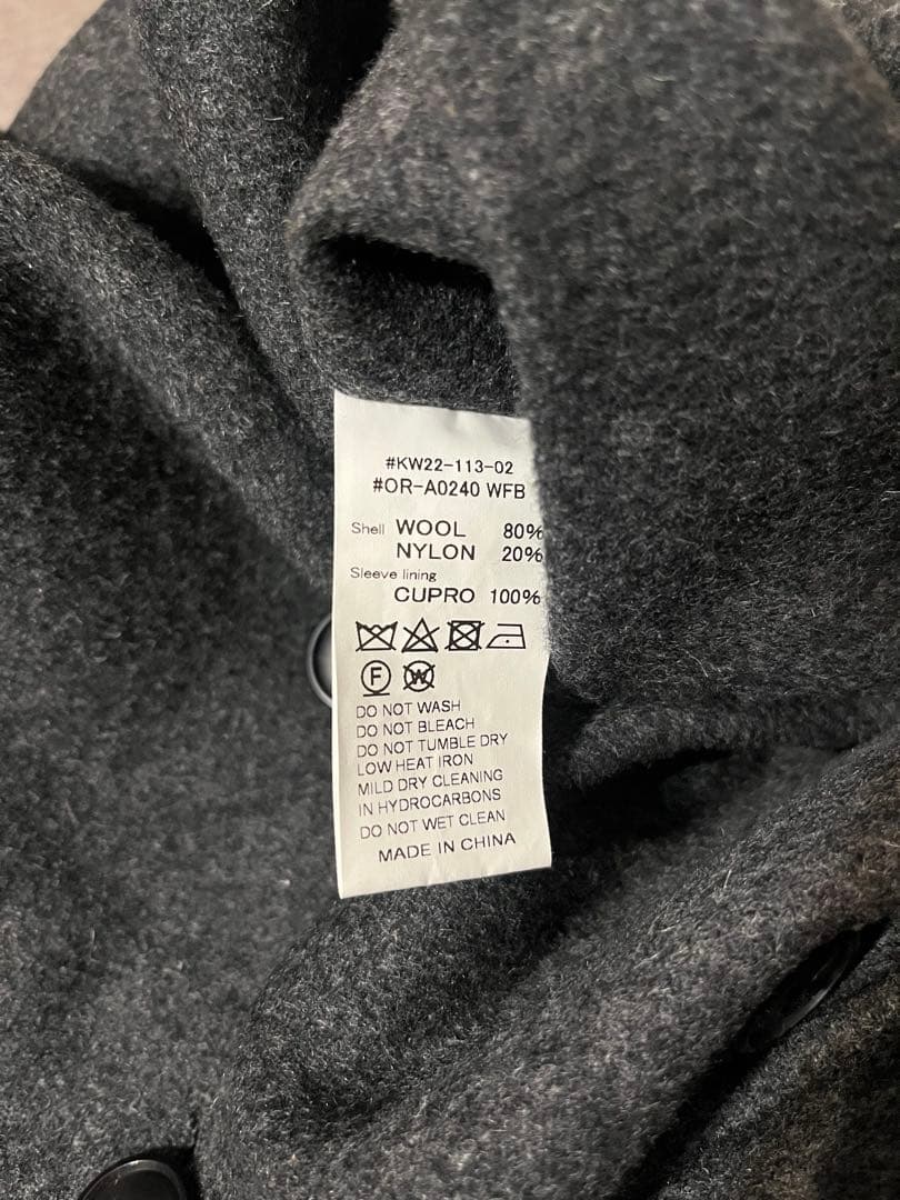 2022AW/定3.6万】オーシバル ORCIVAL*ウールミドルコート