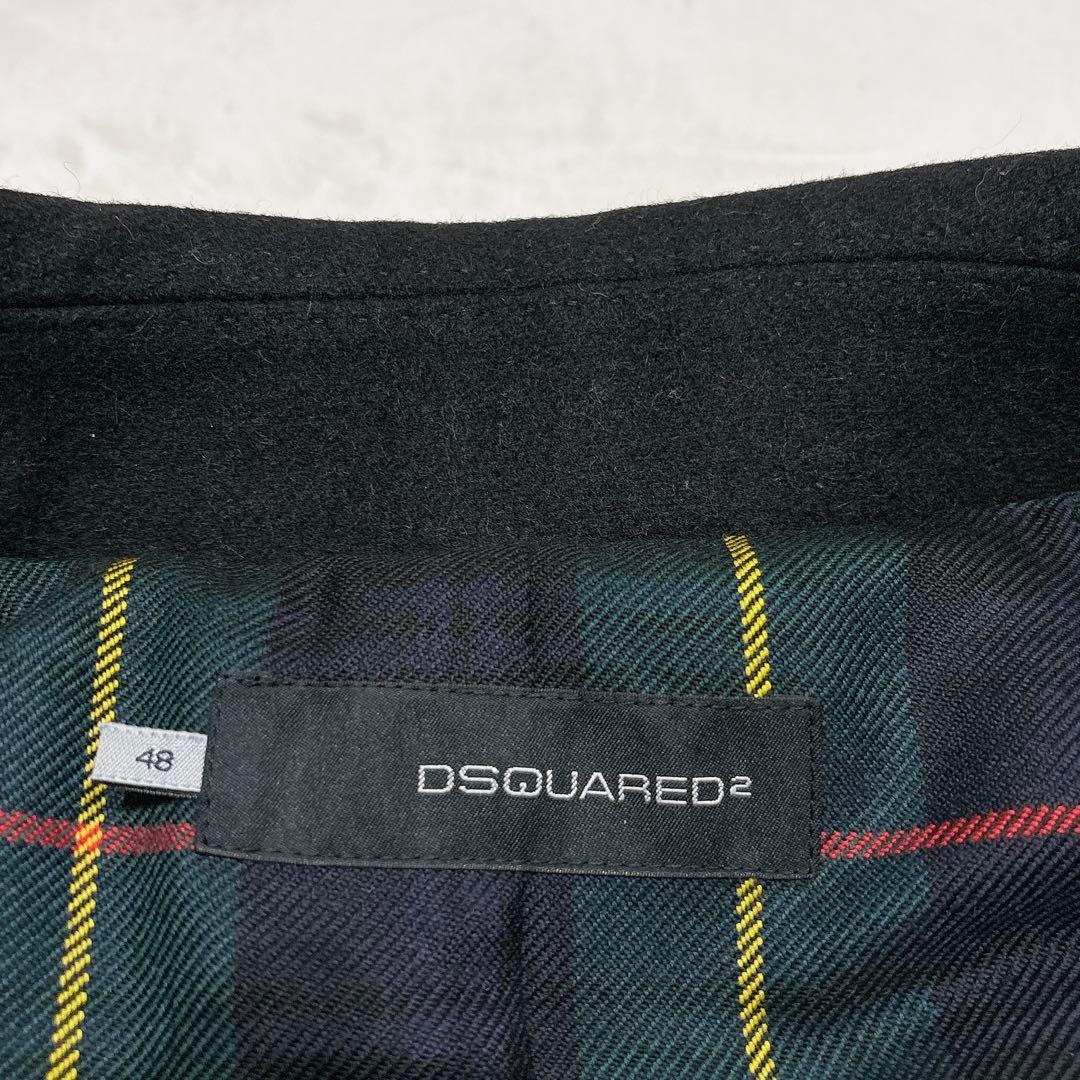 未使用✨　DSQUARED2 ディースクエアード　ピーコート　ブラック　48