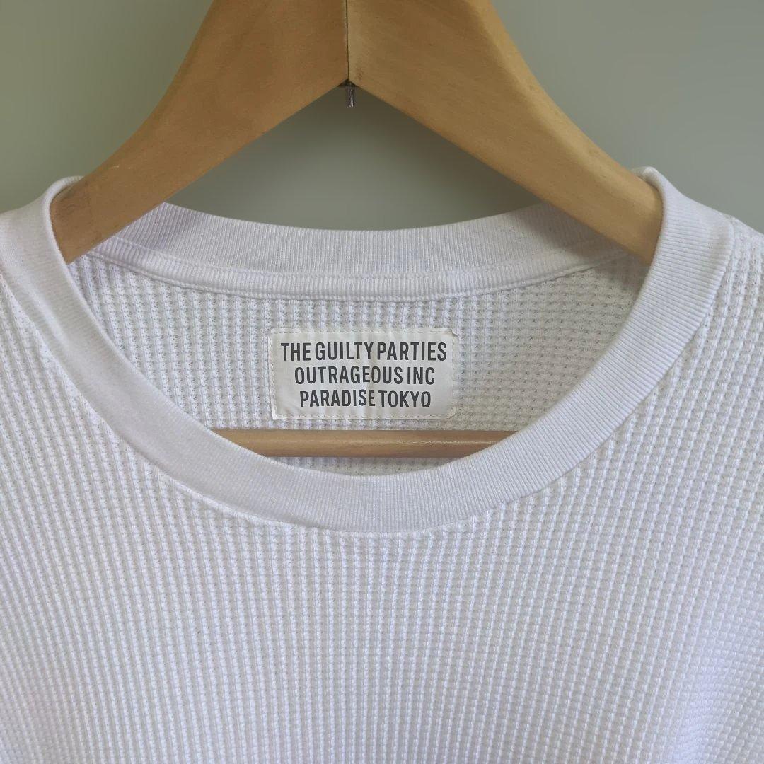 WACKOMARIA サーマルカットソーワッフルニット シャツ