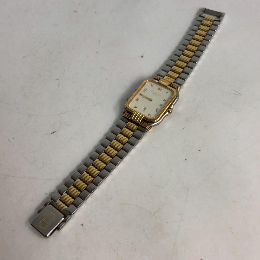 Christian Dior クリスチャンディオール アナログ 腕時計 ゴールド