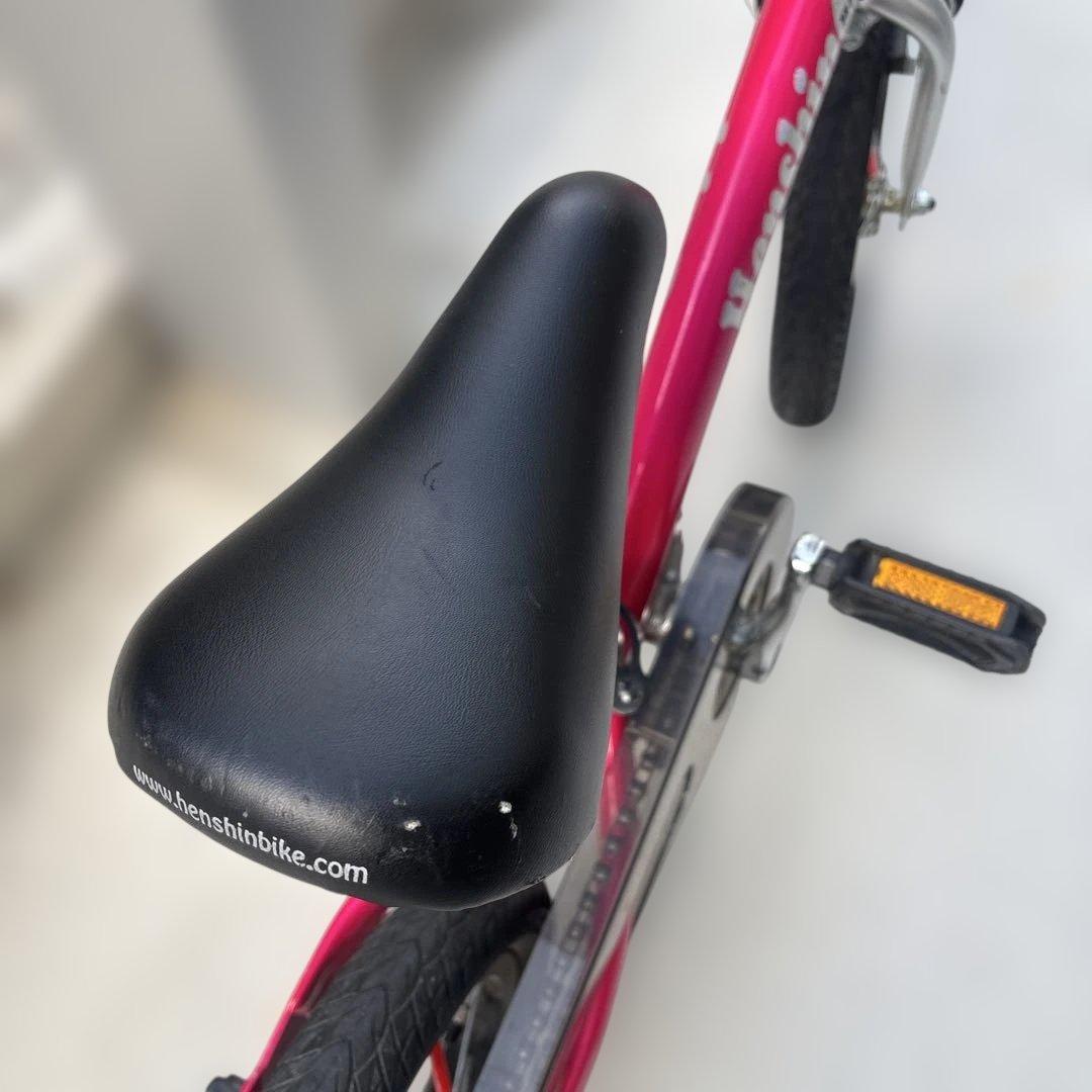 へんしんバイク　ピンク　キッズ用