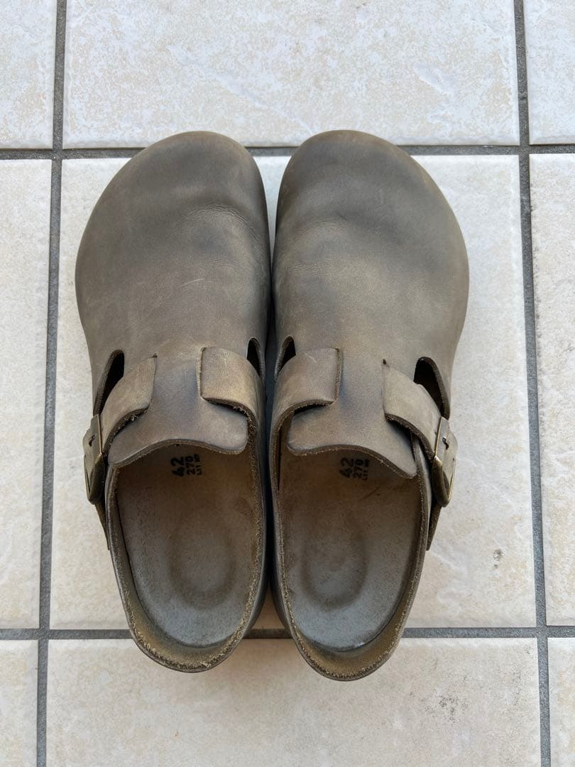 ビルケンシュトック ロンドン サイズ42 27.0 #フェイデットカーキ