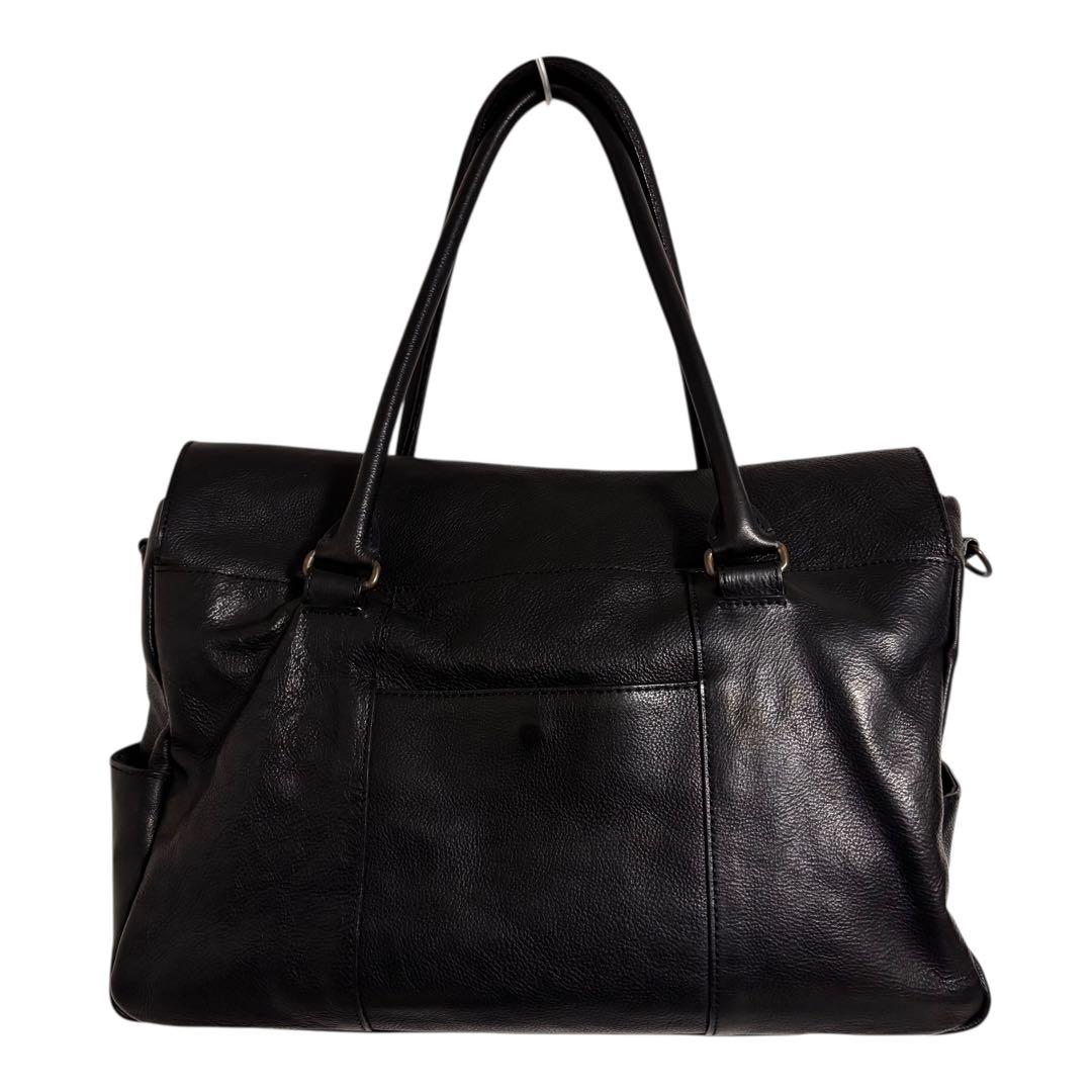 【極美品】　HERGOPOCH エルゴポック　フラップ　トートバッグ　ブラック