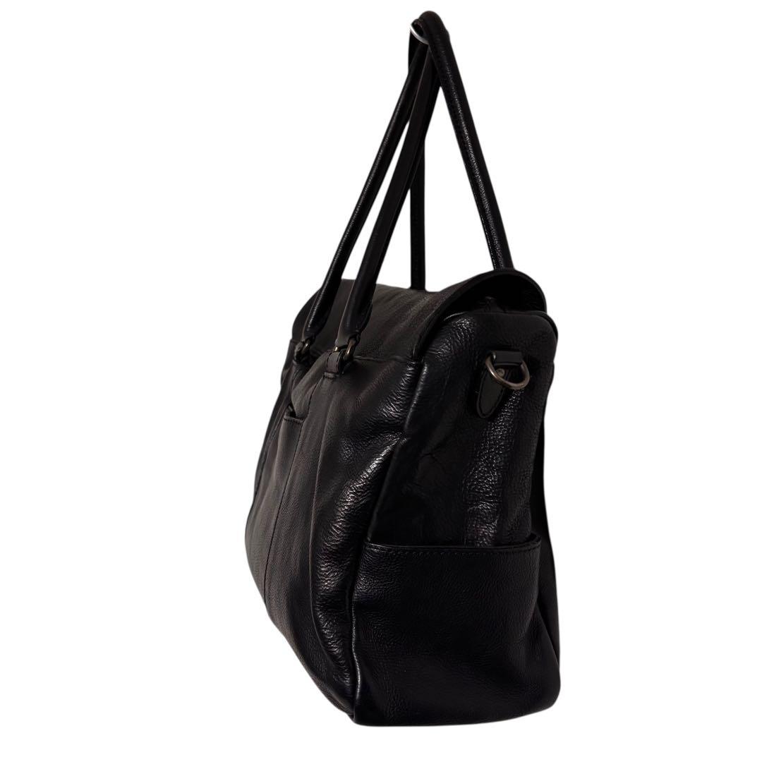 【極美品】　HERGOPOCH エルゴポック　フラップ　トートバッグ　ブラック