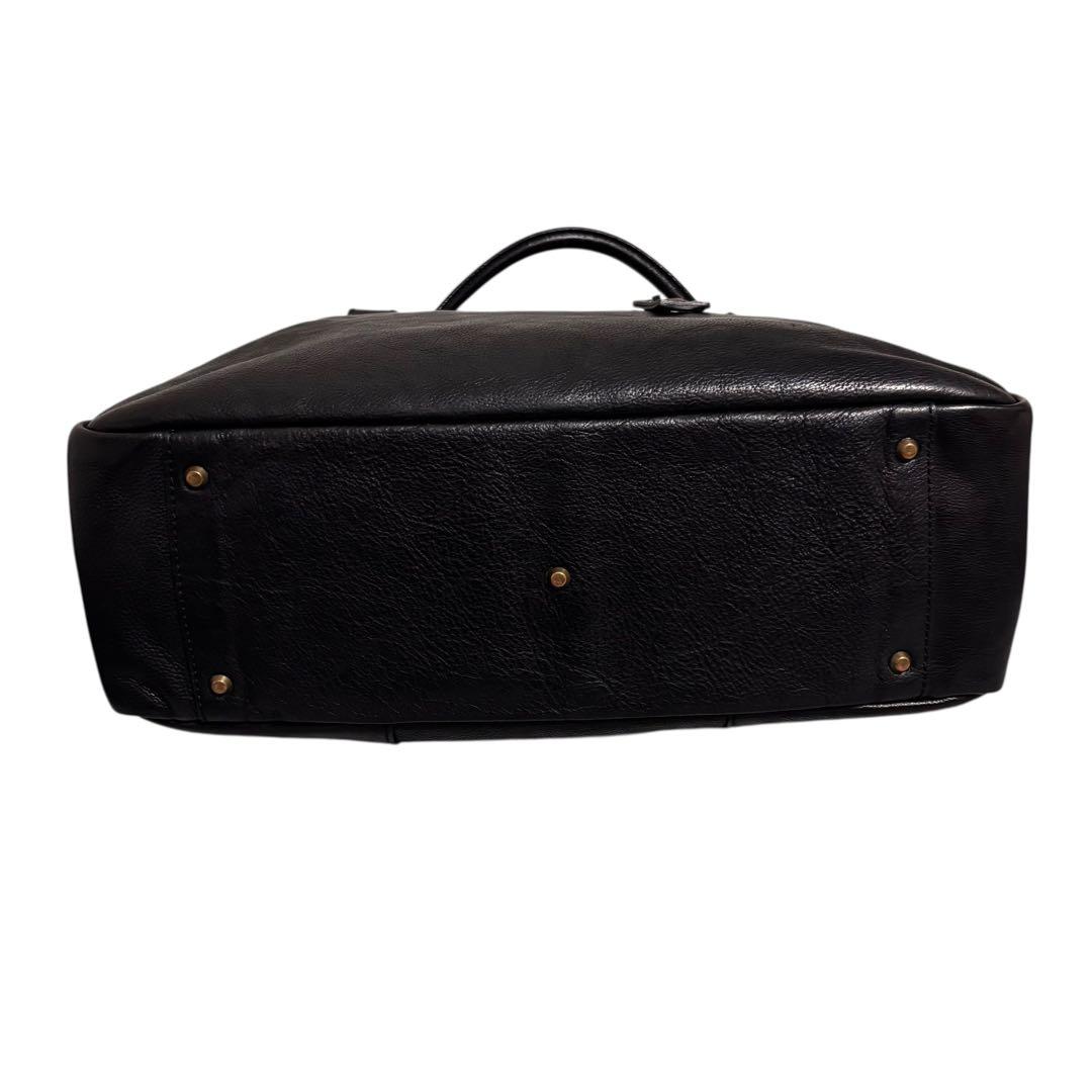 【極美品】　HERGOPOCH エルゴポック　フラップ　トートバッグ　ブラック