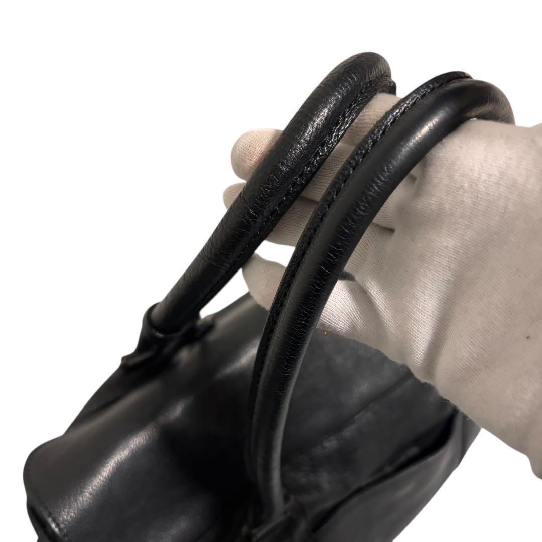 【極美品】　HERGOPOCH エルゴポック　フラップ　トートバッグ　ブラック