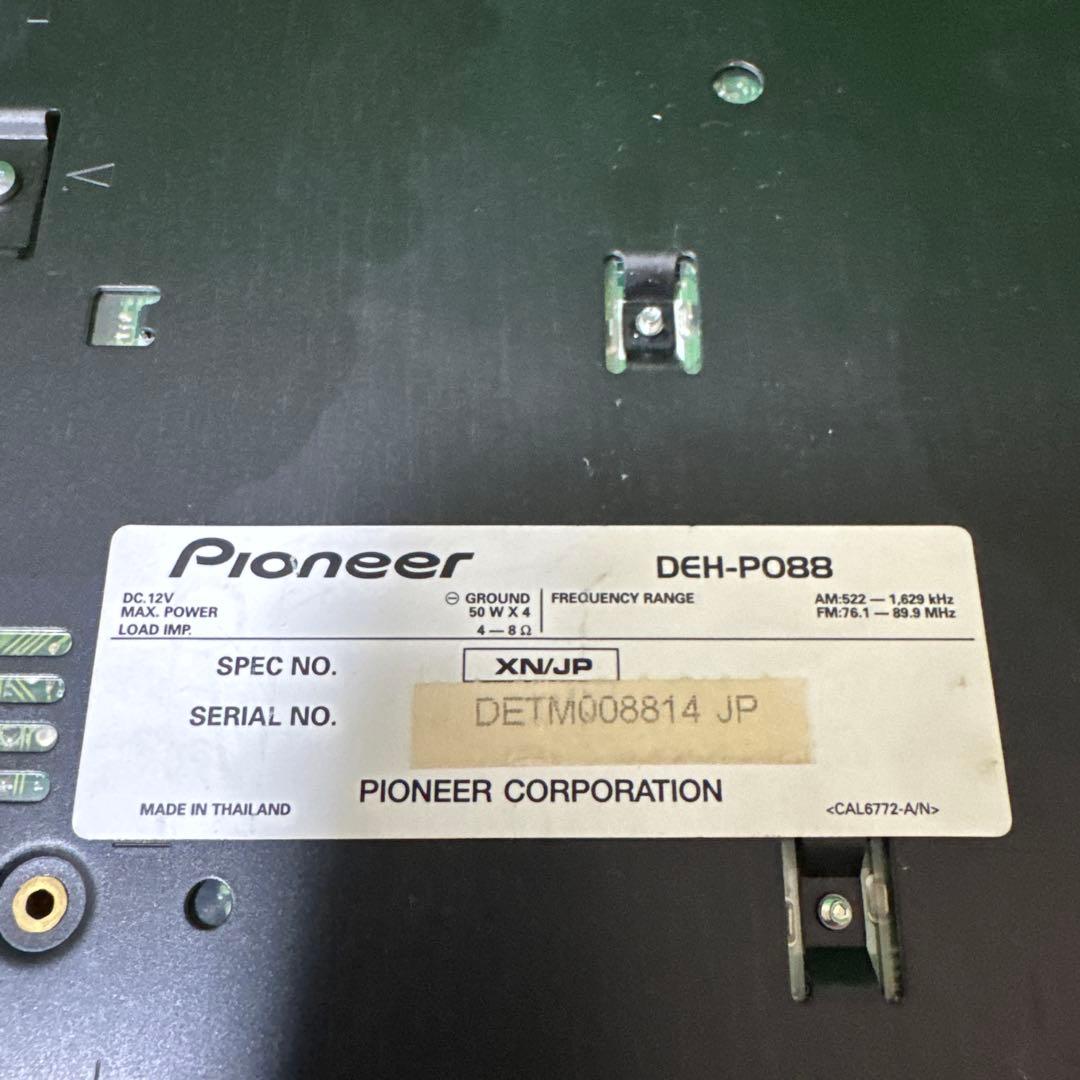 Pioneer carrozzeria DEH-P088 カーオーディオ