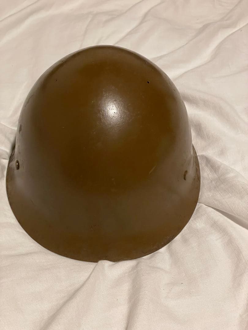 中田商店製　日本陸軍九八式鉄帽　鉄帽覆、ネット付き