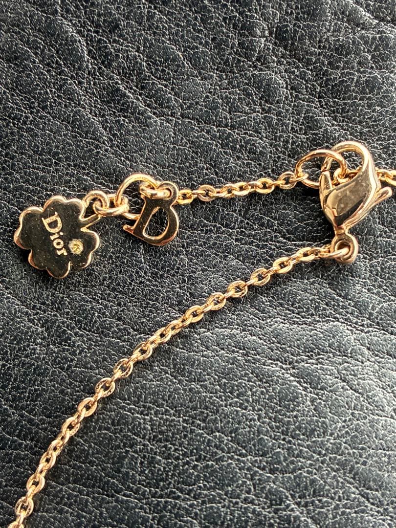 Dior ハート型チャーム ネックレス