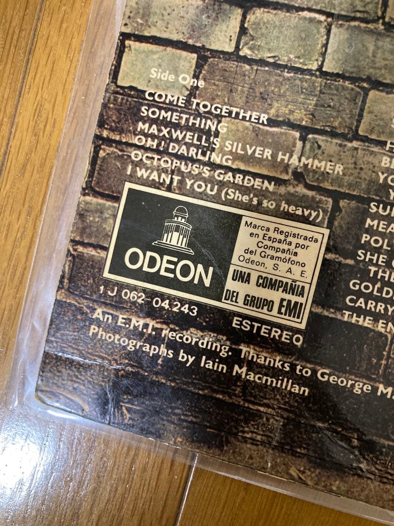 稀少スペイン初回Her無Abbey Road Beatlesビートルズレコード