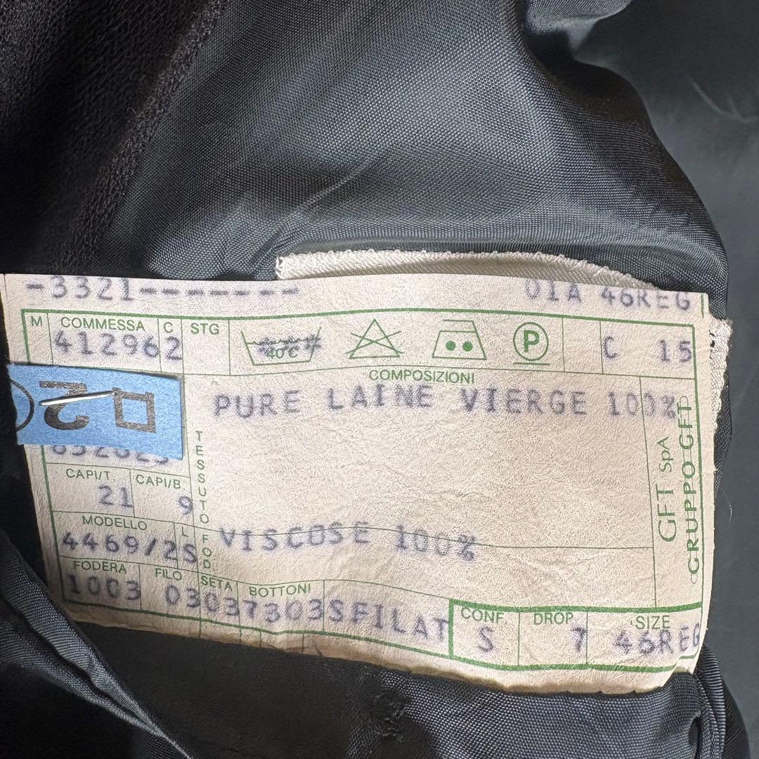 ジョルジオアルマーニコレツォーニ　セットアップ　スーツ　2タックスラックス　46