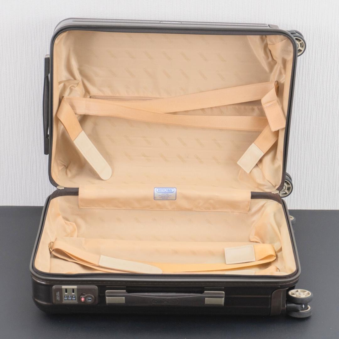 リモワ サルサデラックス 32L 機内持ち込み 4輪 TSAロック キャビン 茶