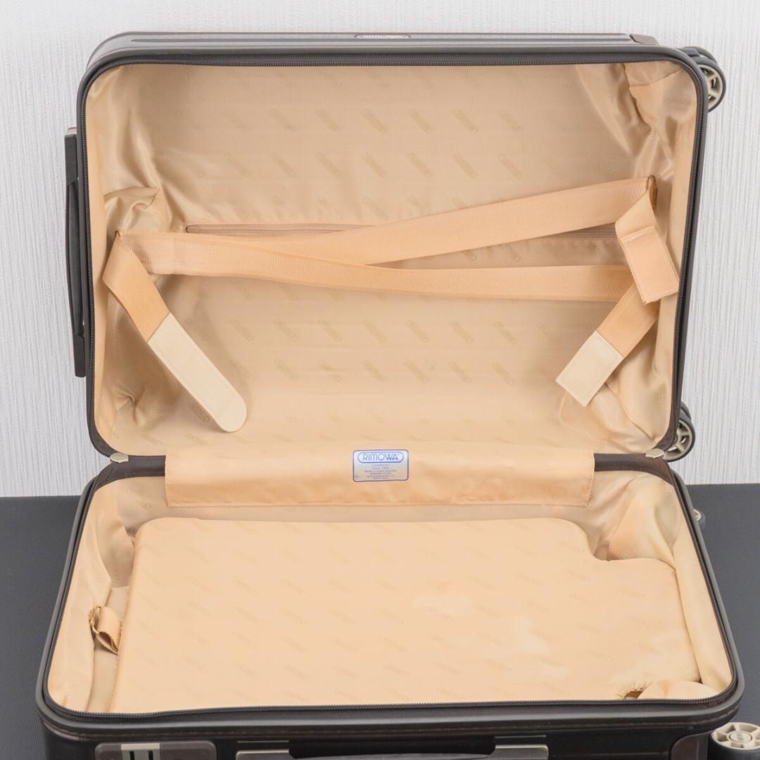 リモワ サルサデラックス 32L 機内持ち込み 4輪 TSAロック キャビン 茶