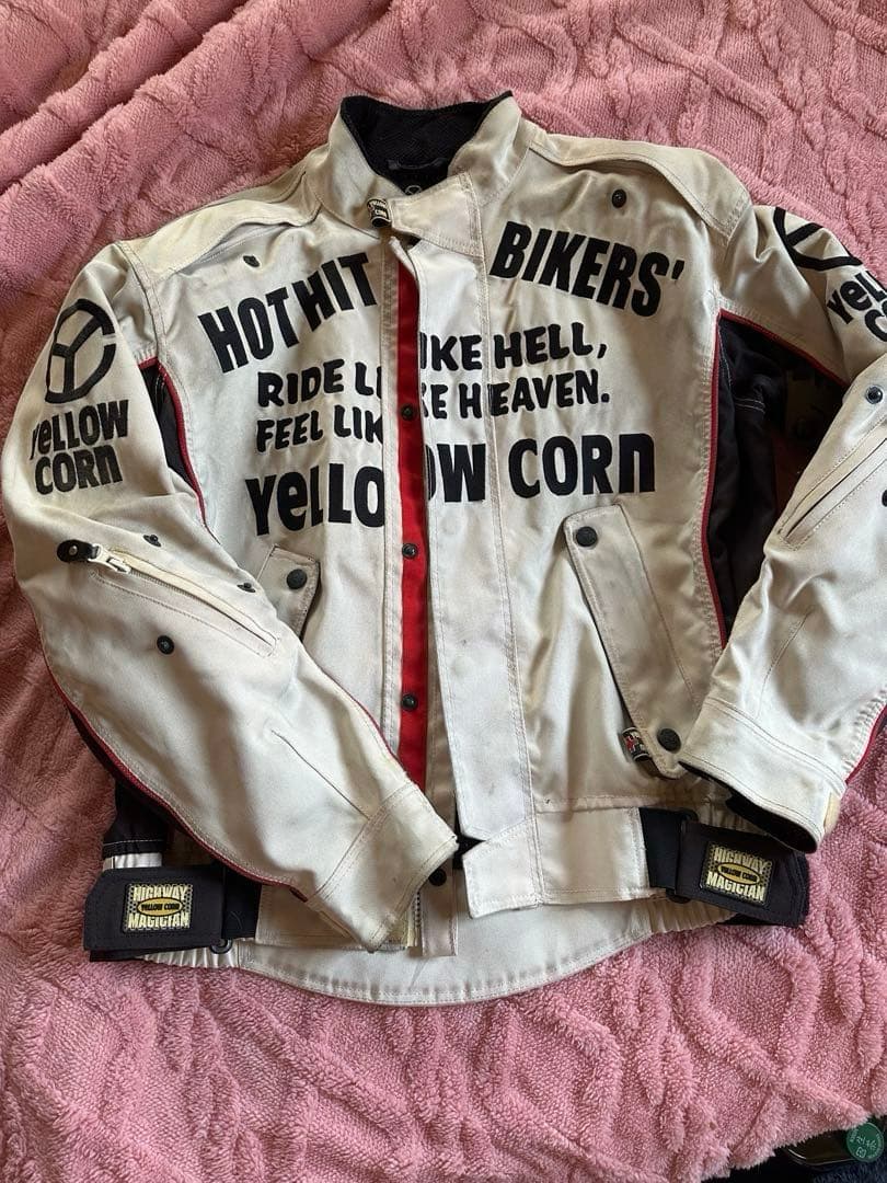 YELLOW CORN バイカー ジャケット　美品