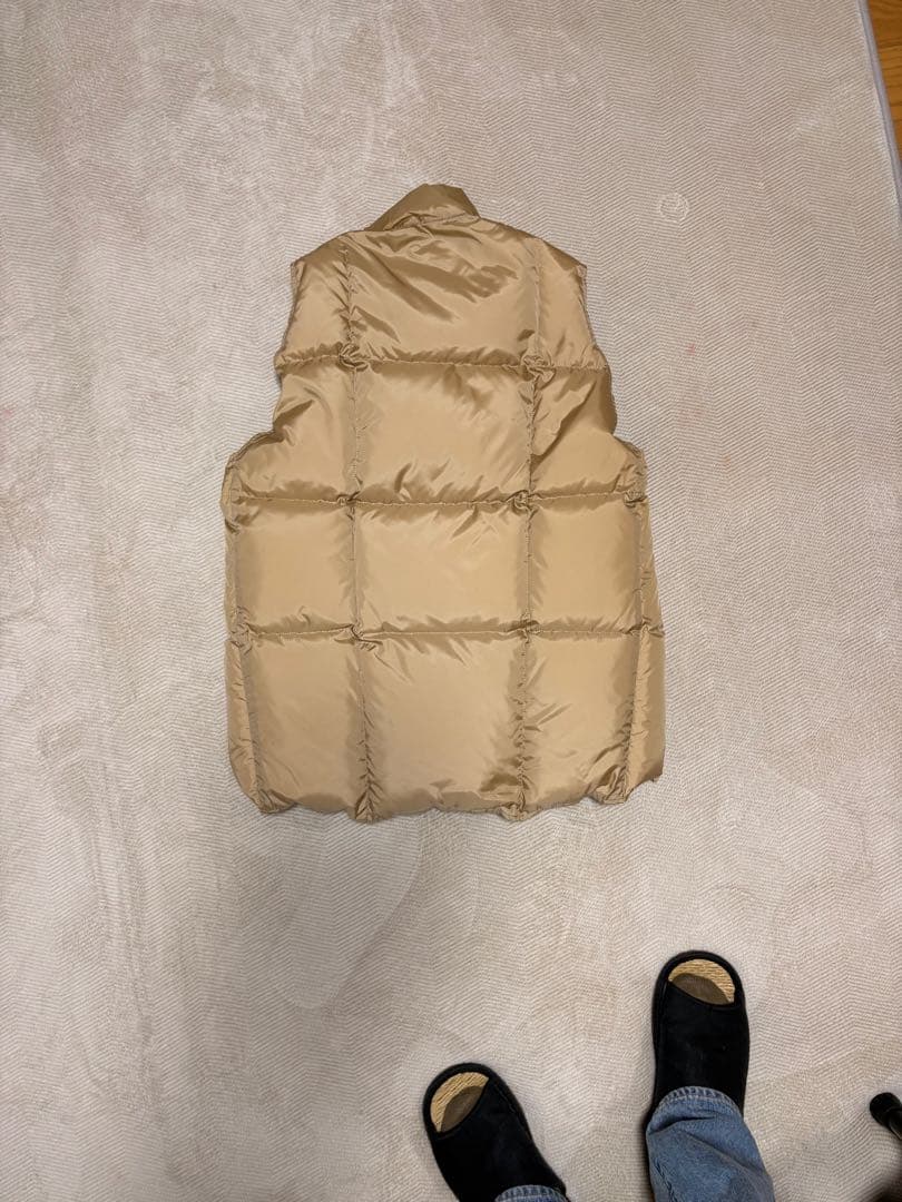シェラデザイン ビームスプラス コラボ ダウンベスト リバーシブル S 美品