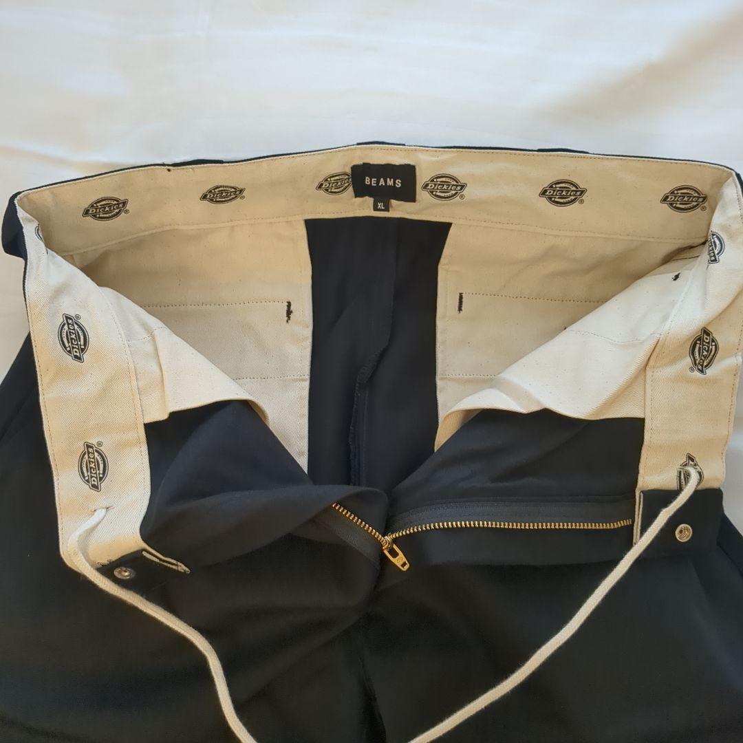 BEAMS別注　Dickies ワイドチノパンツ XL ブラック　新品未使用品