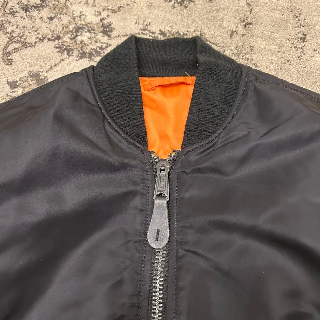 ALPHA IMDUSTRIES MA-1 アルファ　フライトジャケット L 黒