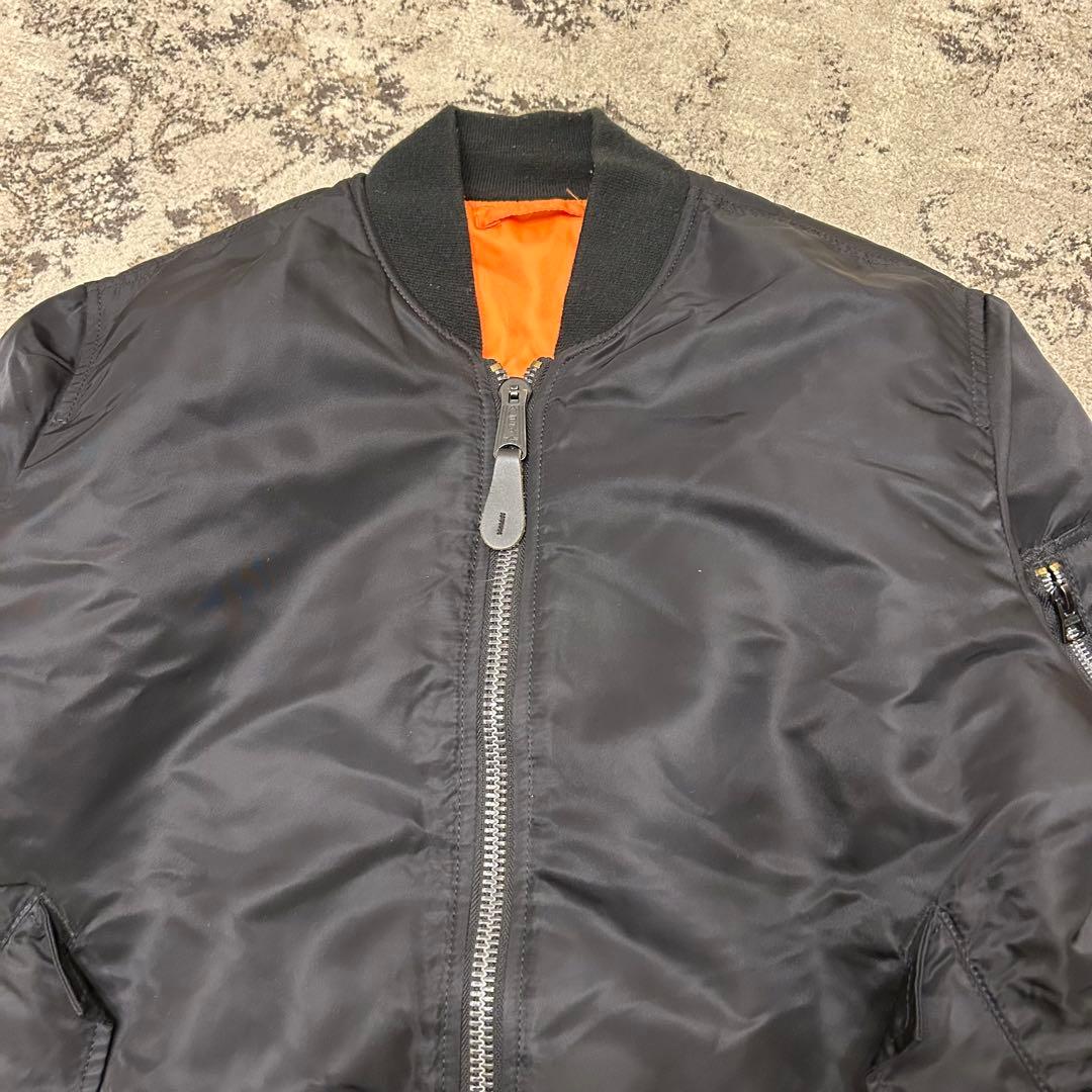 ALPHA IMDUSTRIES MA-1 アルファ　フライトジャケット L 黒