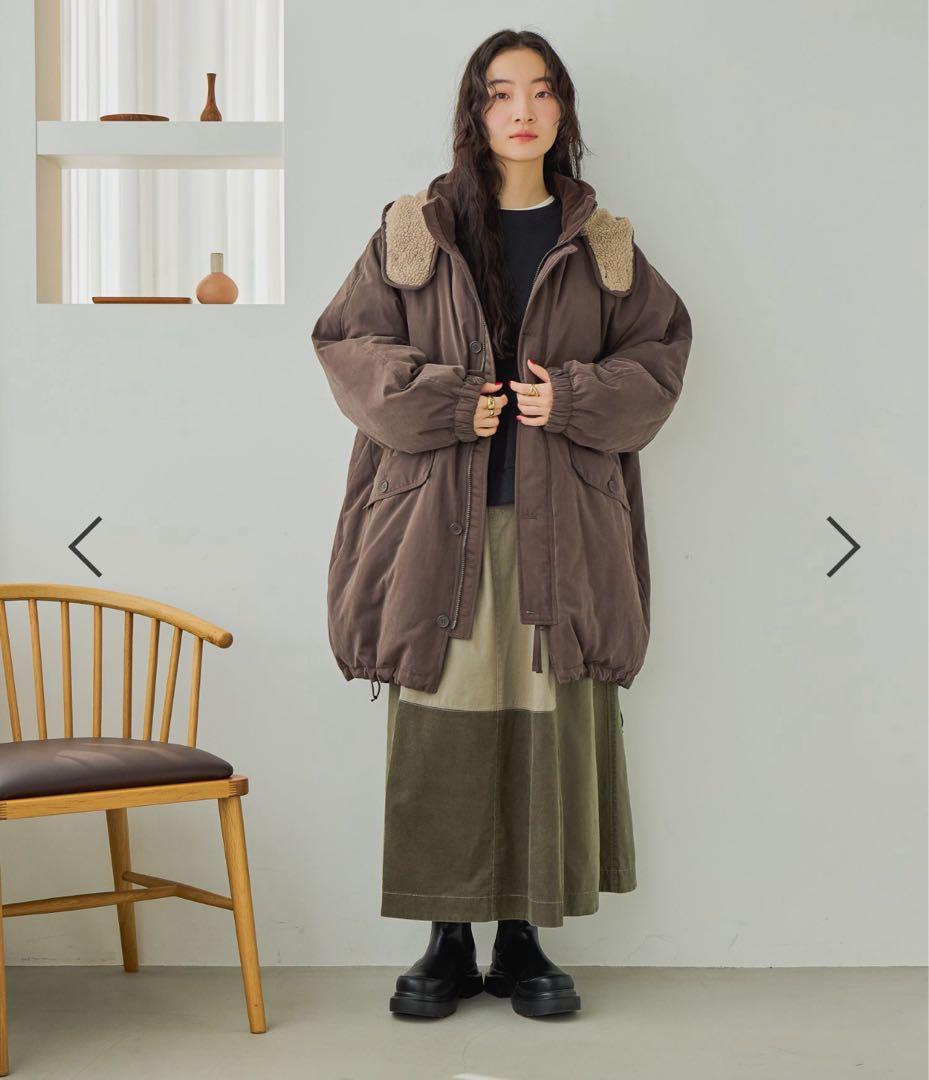 【完売カラー】ニコアンド　【撥水加工】アライドふんわりモンスターパーカー