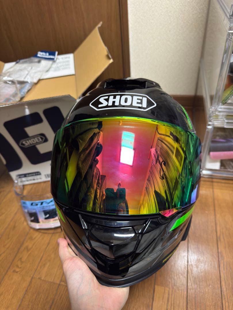 SHOEI フルフェイスヘルメット ブラック/グリーン