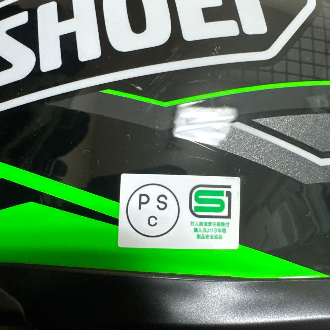 SHOEI フルフェイスヘルメット ブラック/グリーン