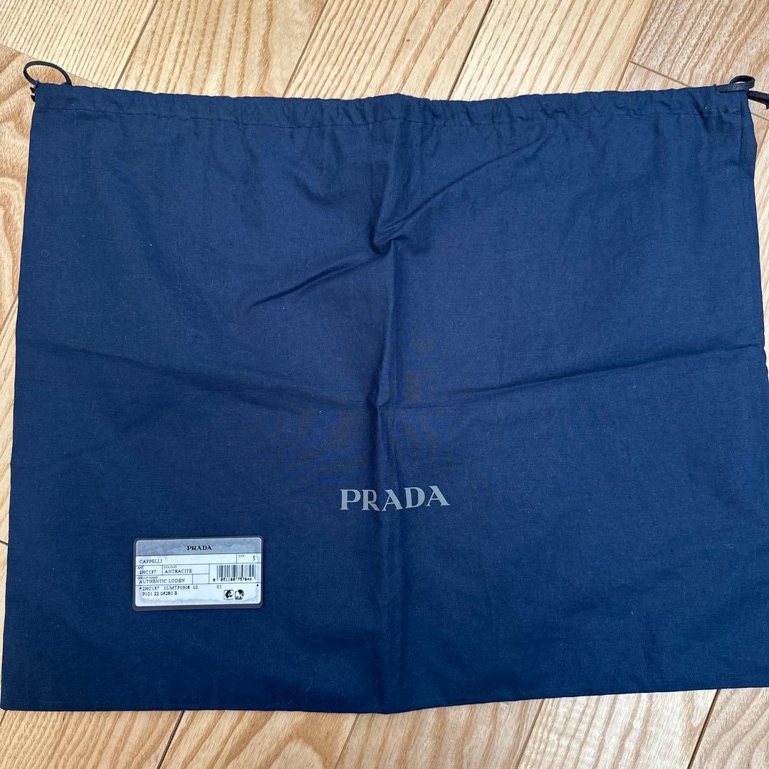 PRADA プラダ　バケットハット　ウールフェルト Lサイズ