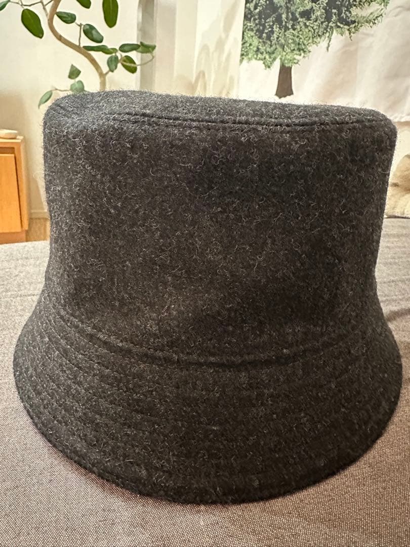 PRADA プラダ　バケットハット　ウールフェルト Lサイズ