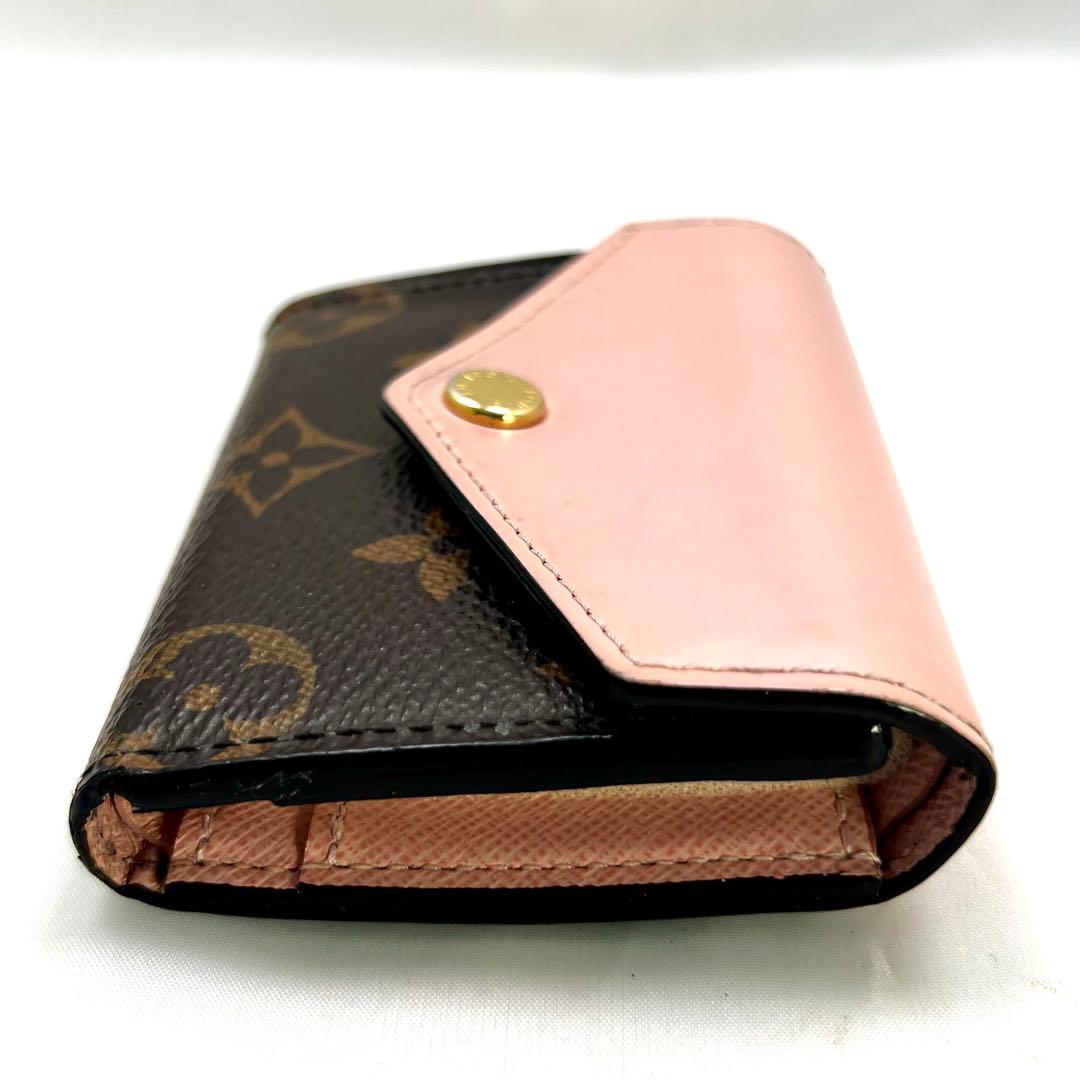 ルイヴィトン モノグラム ポルトフォイユ ゾエ ローズバレリーヌ M62932