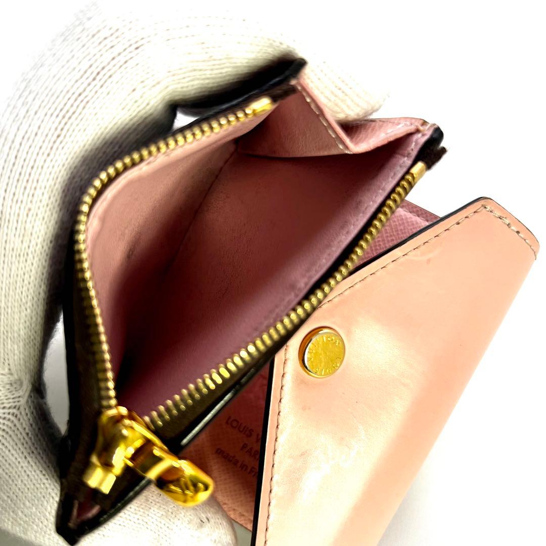 ルイヴィトン モノグラム ポルトフォイユ ゾエ ローズバレリーヌ M62932