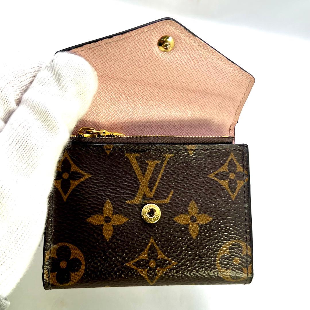 ルイヴィトン モノグラム ポルトフォイユ ゾエ ローズバレリーヌ M62932