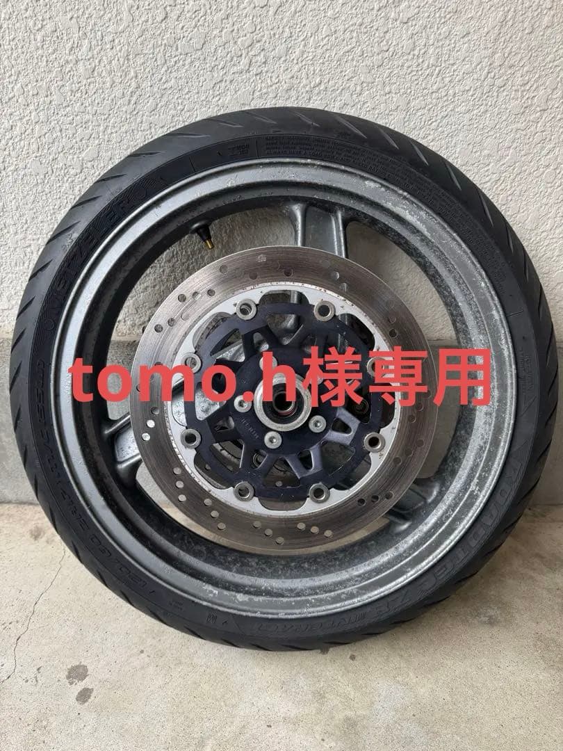 ZZR400Kフロントホイール