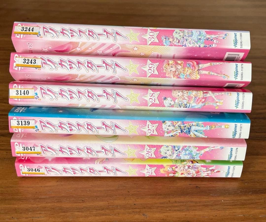 アイカツスターズ! 全34巻＋劇場版付き　DVD 全巻セット