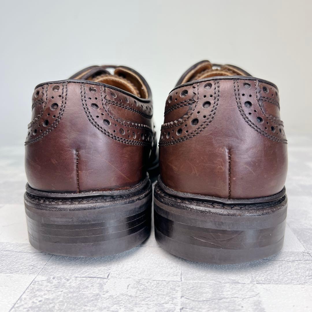 BERWICK バーウィック ウイングチップ オイルドレザー ドレスシューズ