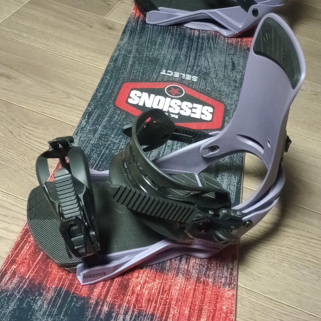 ブーツ付き　SESSIONS　SALOMON　スノーボードセット　154cm