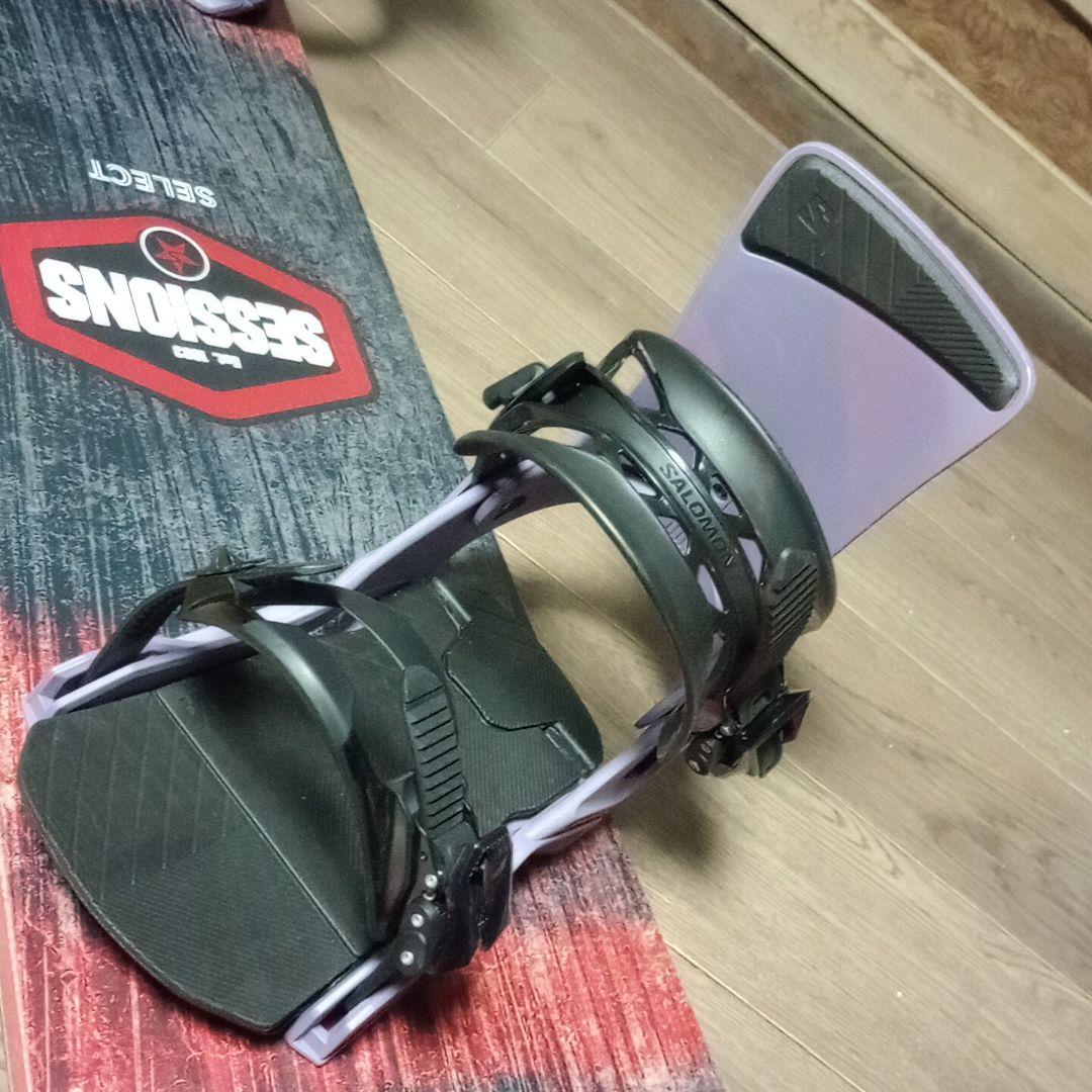 ブーツ付き　SESSIONS　SALOMON　スノーボードセット　154cm