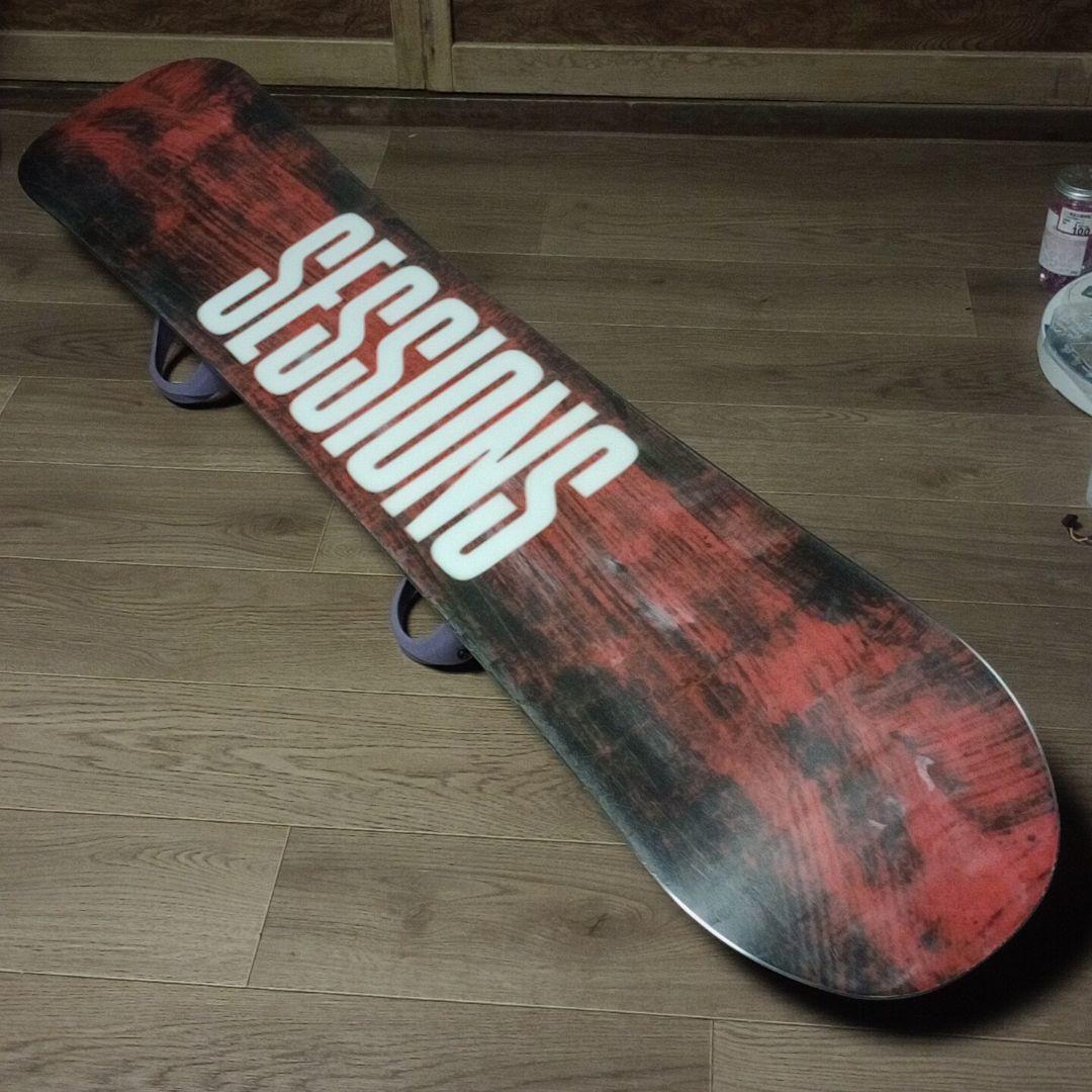 ブーツ付き　SESSIONS　SALOMON　スノーボードセット　154cm