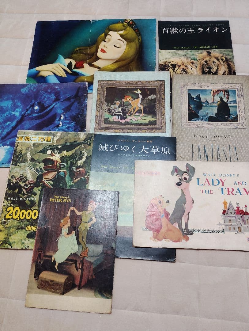ウォルトディズニー映画パンフレット8点セット
