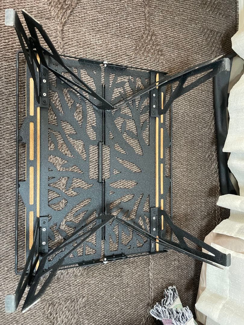 最終値下げ ワンハンドカフェテーブル（ノーマルサイズブラック）ネイチャートーンズ