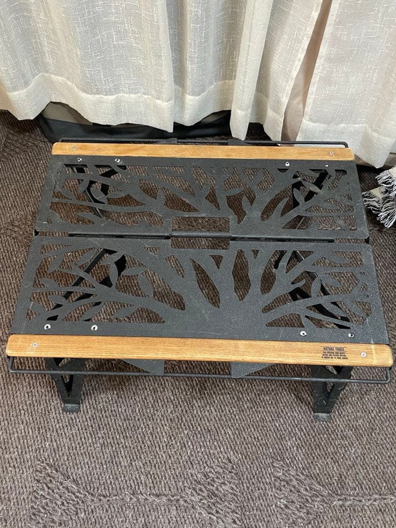 最終値下げ ワンハンドカフェテーブル（ノーマルサイズブラック）ネイチャートーンズ