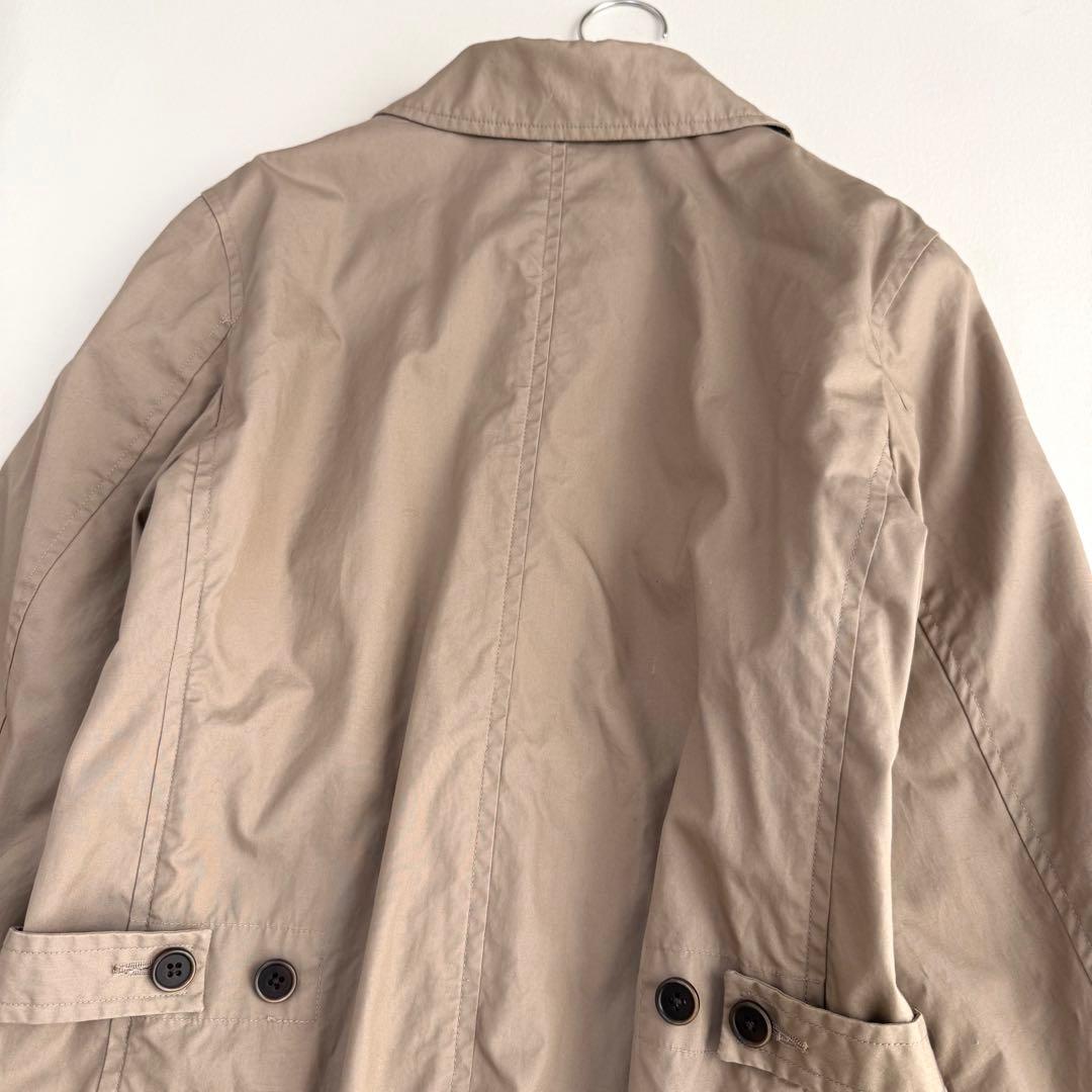 【MHL】ダウンライナー付きステンカラーコート（M）ブラウン　トレンチコート