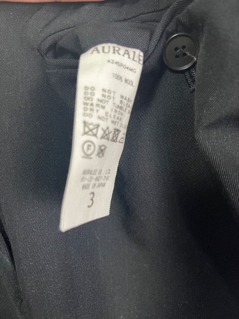 パンツ AURALEE LIGHT WOOL MAX GABARDINE SHORTS