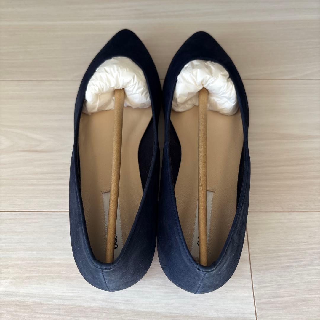 ＊新品未使用＊オデットエオディール ポインテッドプレーン ネイビー