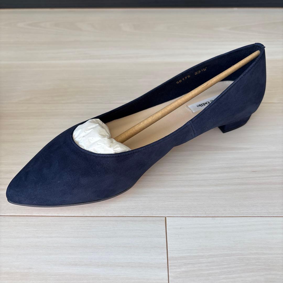 ＊新品未使用＊オデットエオディール ポインテッドプレーン ネイビー