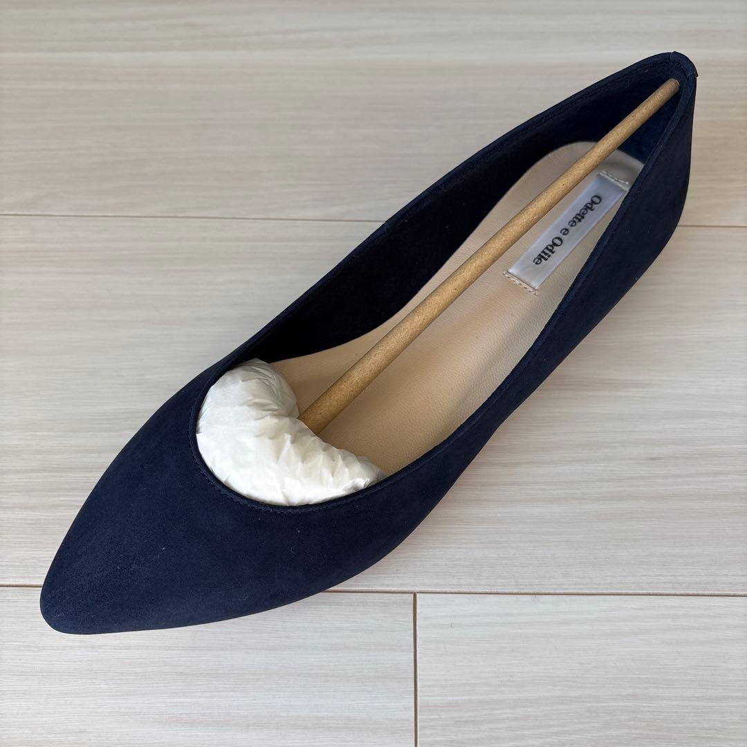 ＊新品未使用＊オデットエオディール ポインテッドプレーン ネイビー