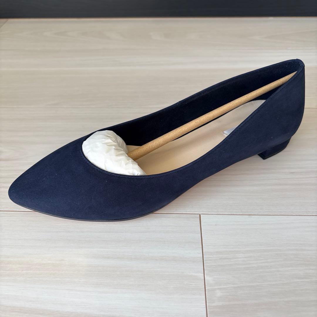 ＊新品未使用＊オデットエオディール ポインテッドプレーン ネイビー
