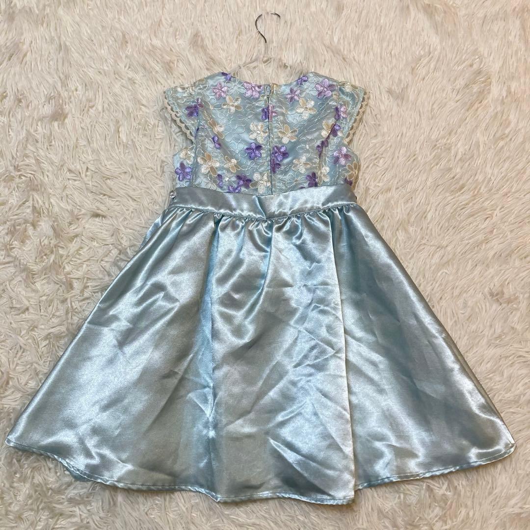 anyFAM フォーマルドレスワンピース花柄刺繍　110cm 七五三入学式発表会