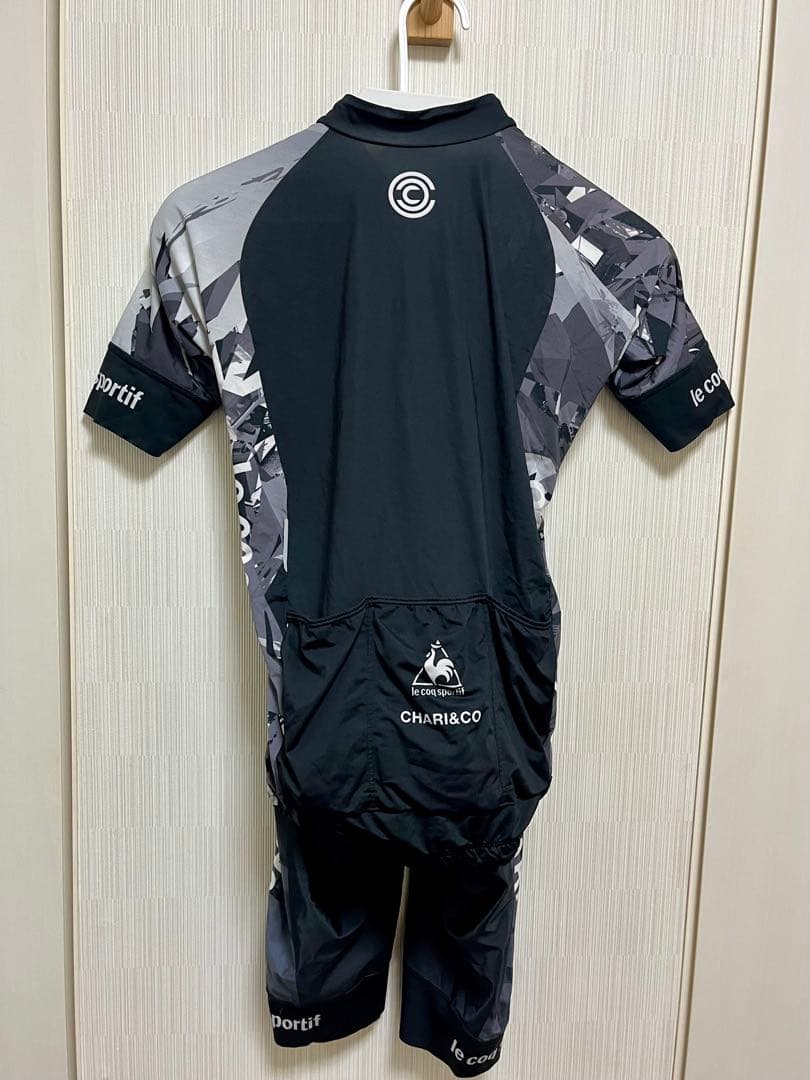 サイクルジャージ CHARI & CO ・ルコック黒/赤・黒／グレーセット